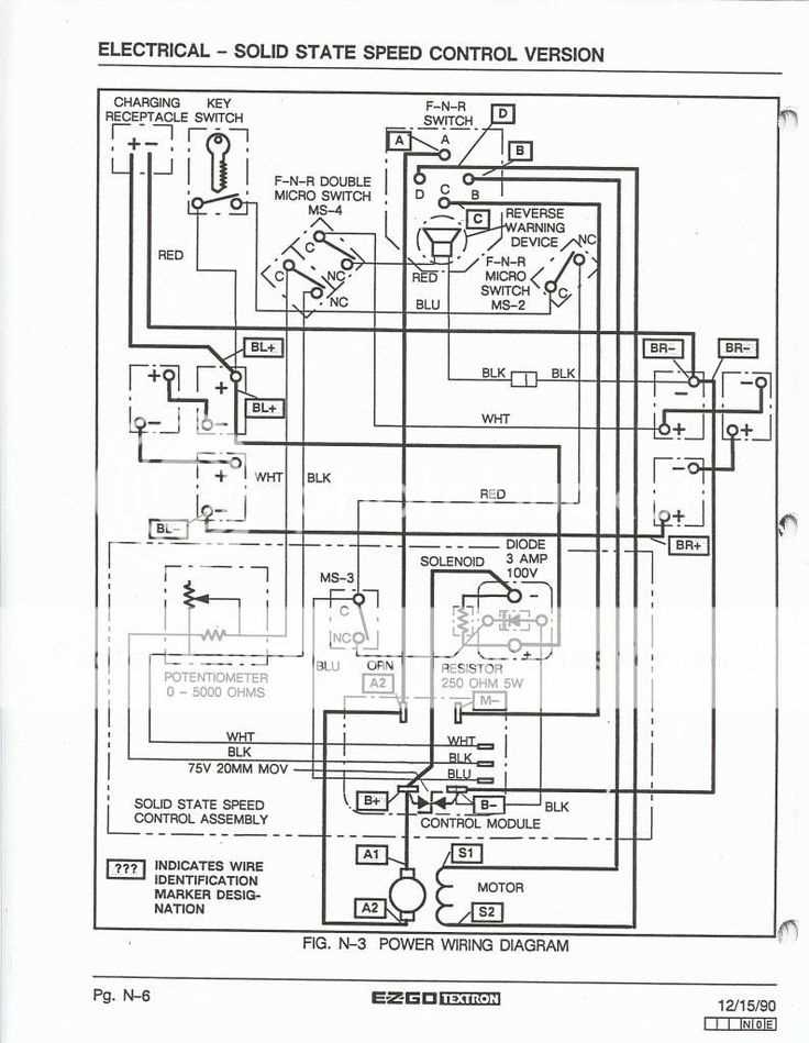 1992 ezgo wiring diagram