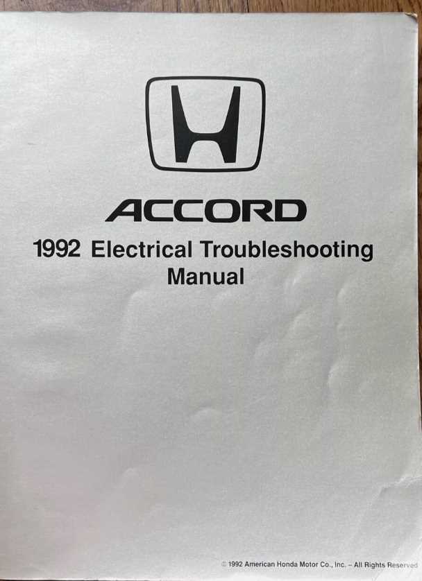 1992 honda accord wiring diagram