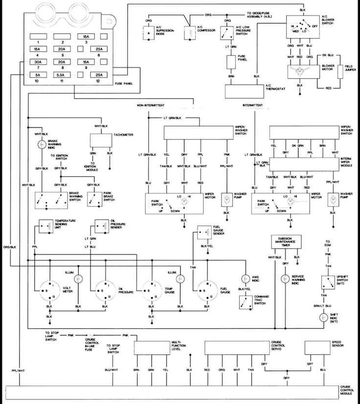 1993 jeep wrangler fuel pump wiring diagram