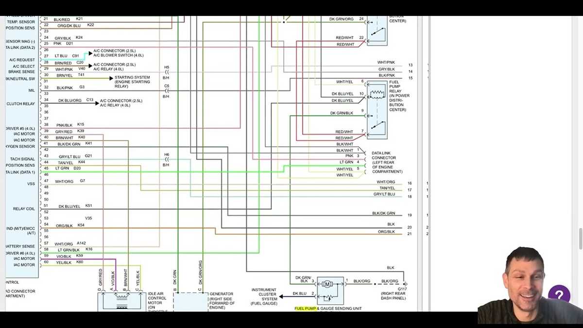 1993 jeep wrangler fuel pump wiring diagram