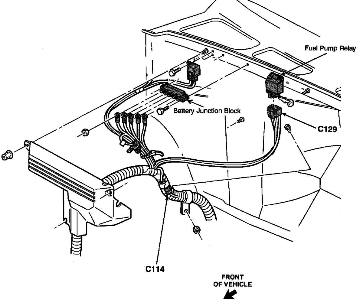 1994 chevy 1500 fuel pump relay wiring diagram