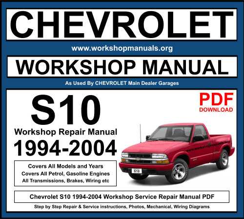 1994 chevy s10 wiring diagram