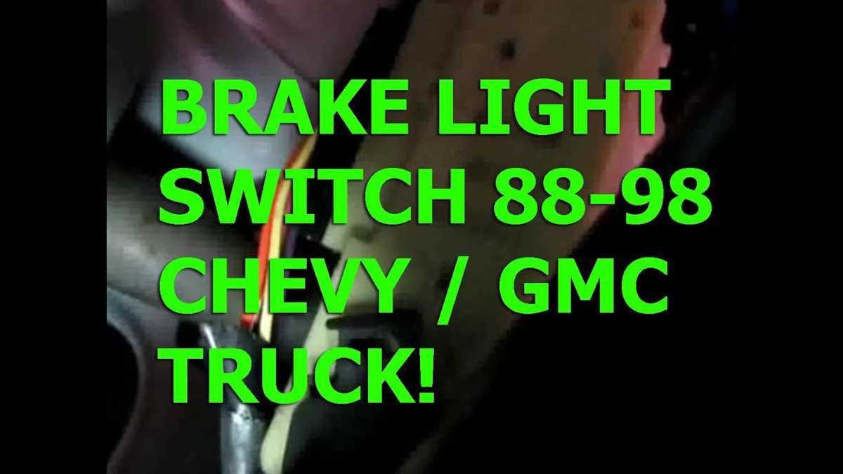 1994 chevy truck brake light wiring diagram