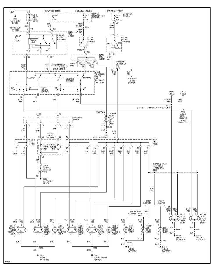 1994 dodge dakota wiring diagram