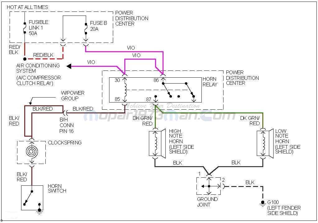 1994 dodge ram radio wiring diagram