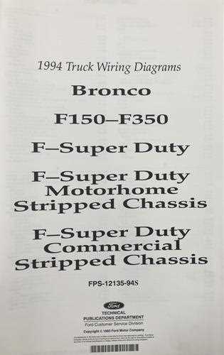1994 ford f350 wiring diagram