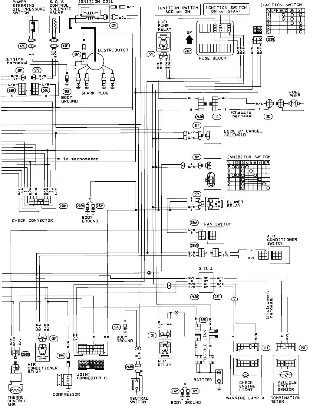 1995 nissan pickup fuel pump wiring diagram