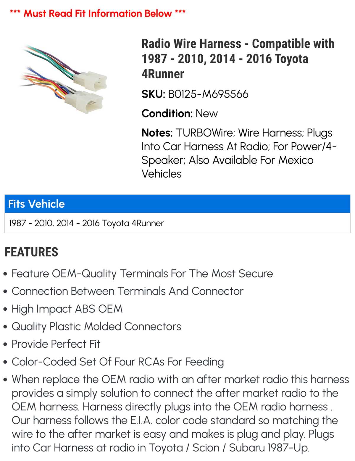 1996 toyota 4runner radio wiring diagram