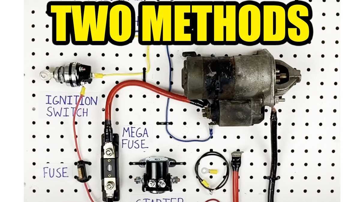 1996 ford ranger starter solenoid wiring diagram