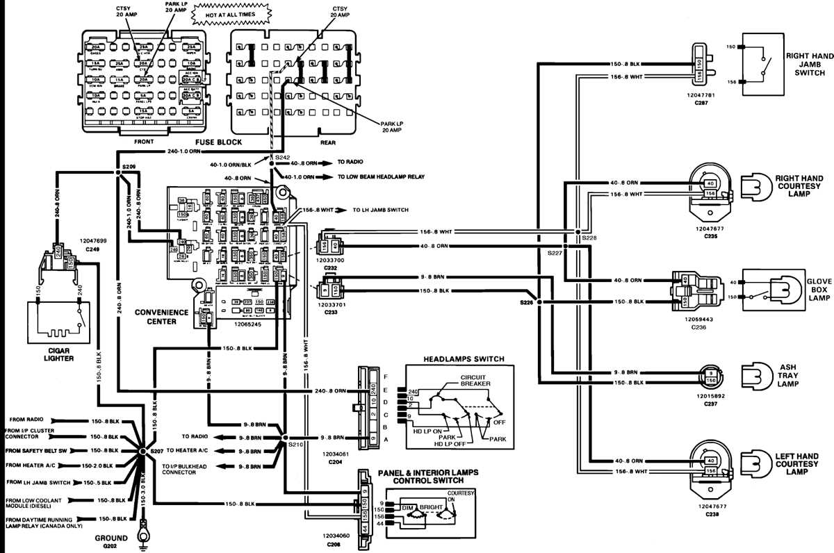1997 chevy silverado turn signal wiring diagram