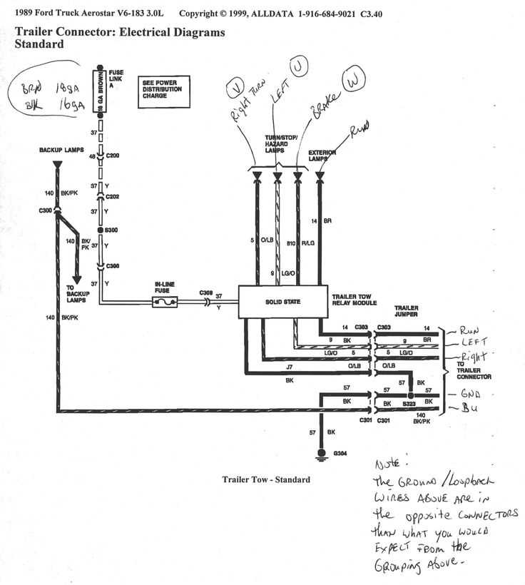 1997 ford ranger headlight switch wiring diagram
