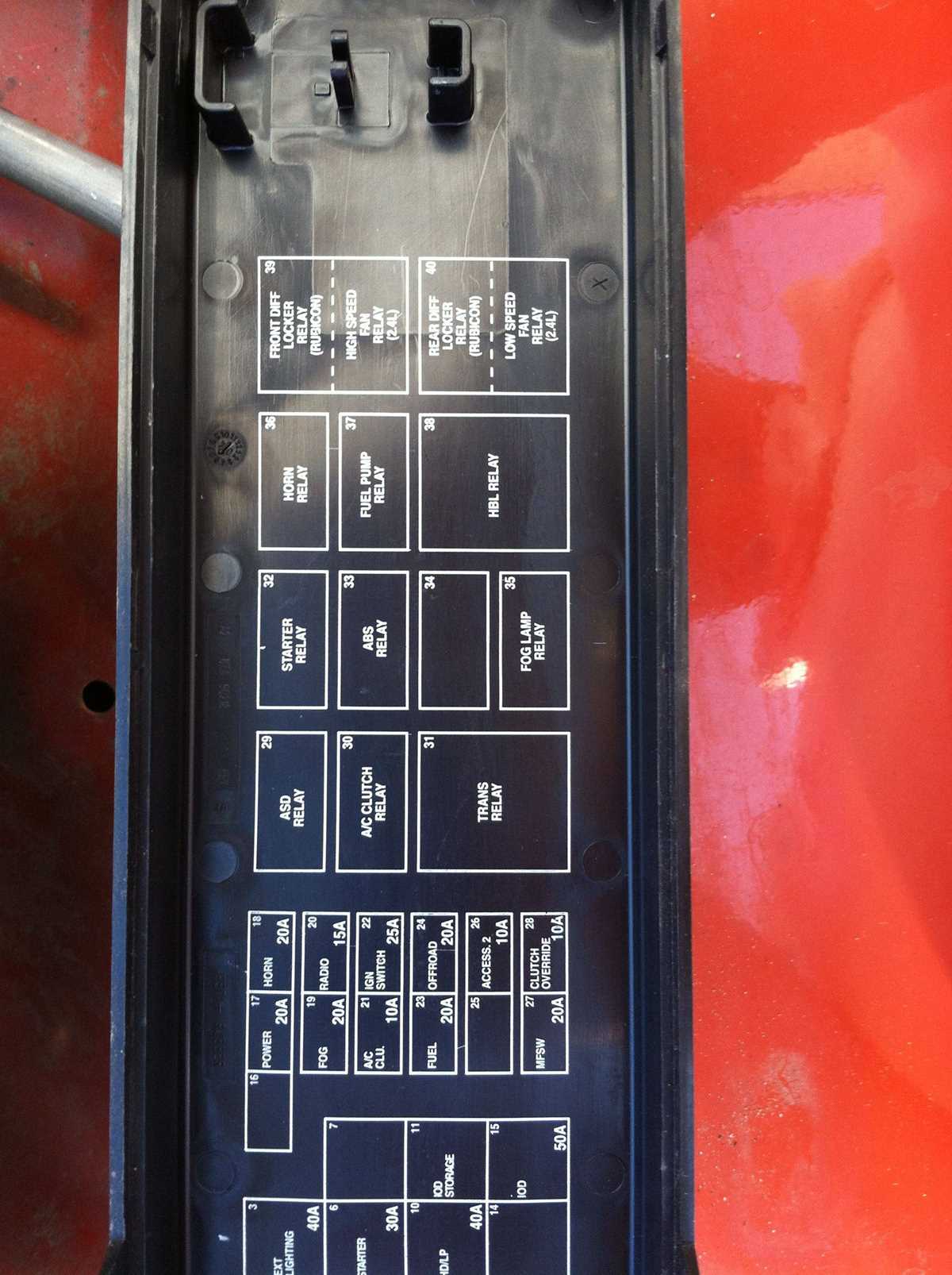 1997 jeep wrangler fog light wiring diagram