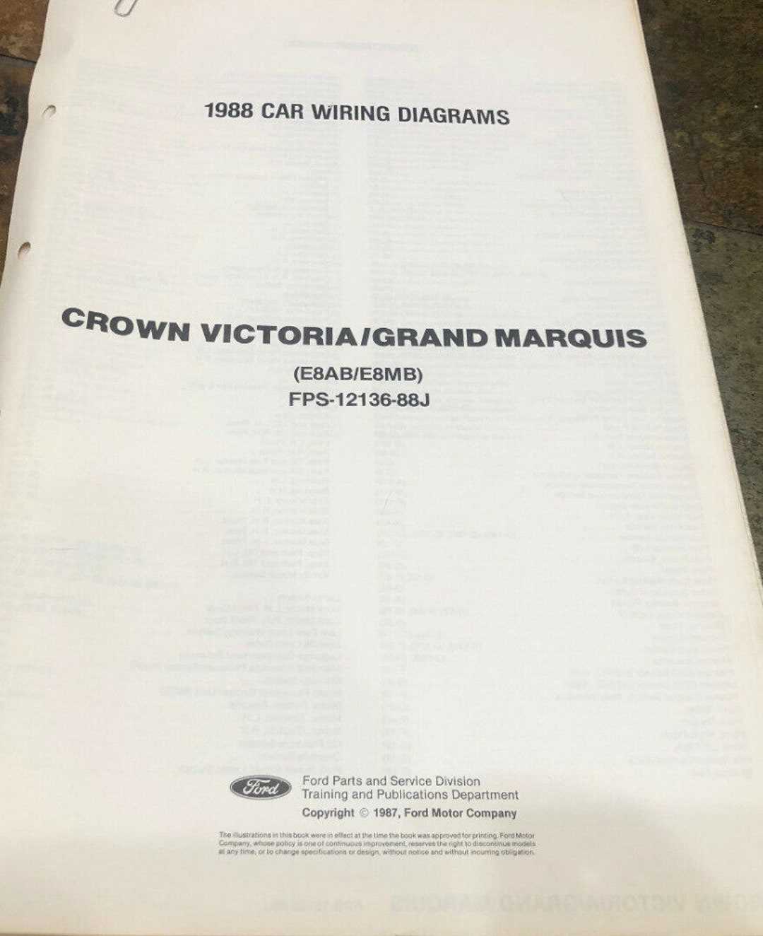 1997 mercury grand marquis wiring diagram