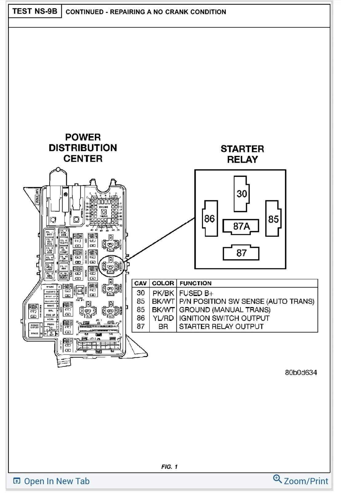 1998 dodge ram 1500 fuel pump wiring diagram