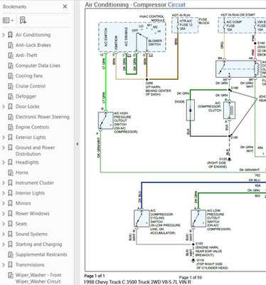 1998 silverado tail light wiring diagram