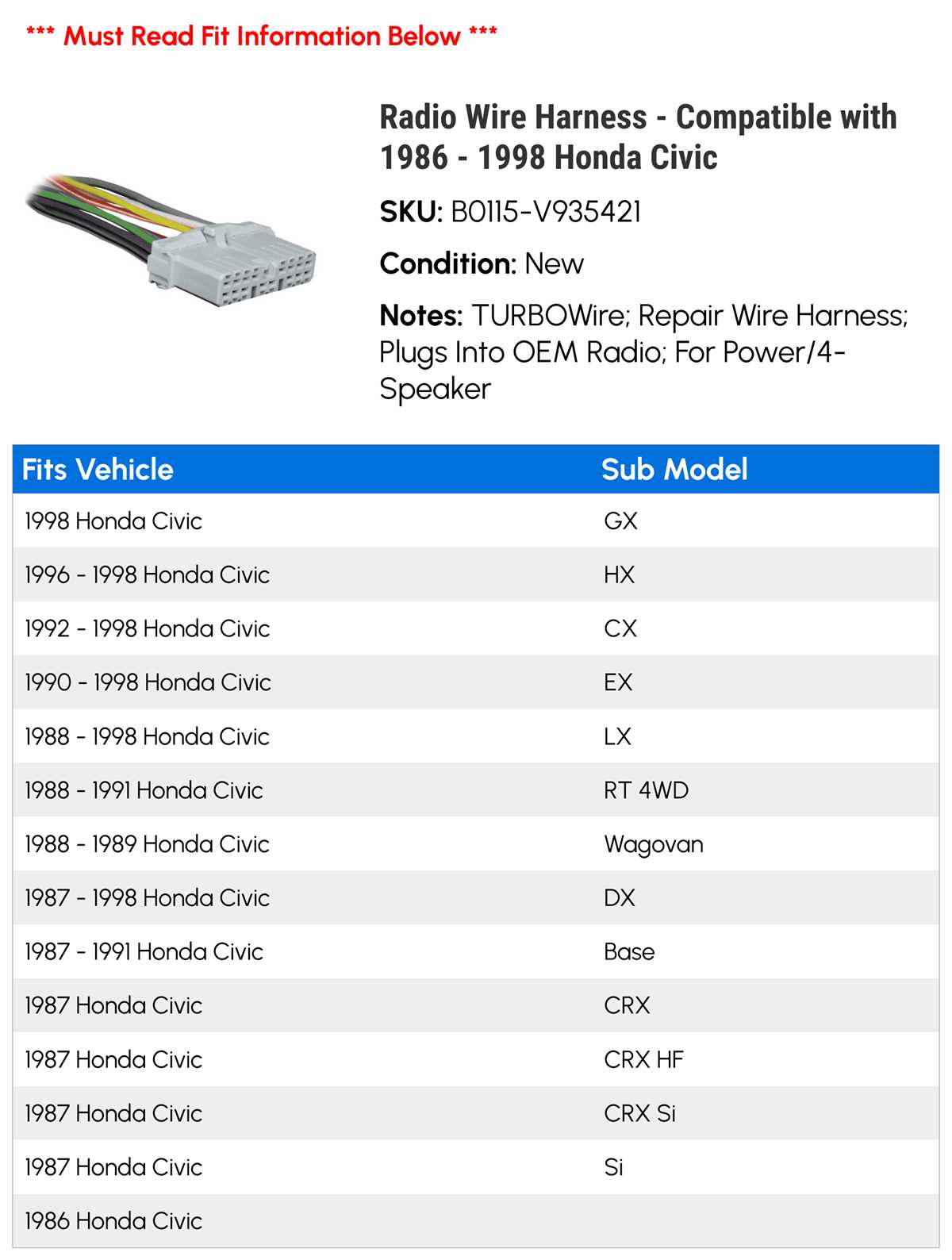 1998 honda civic wiring diagram stereo