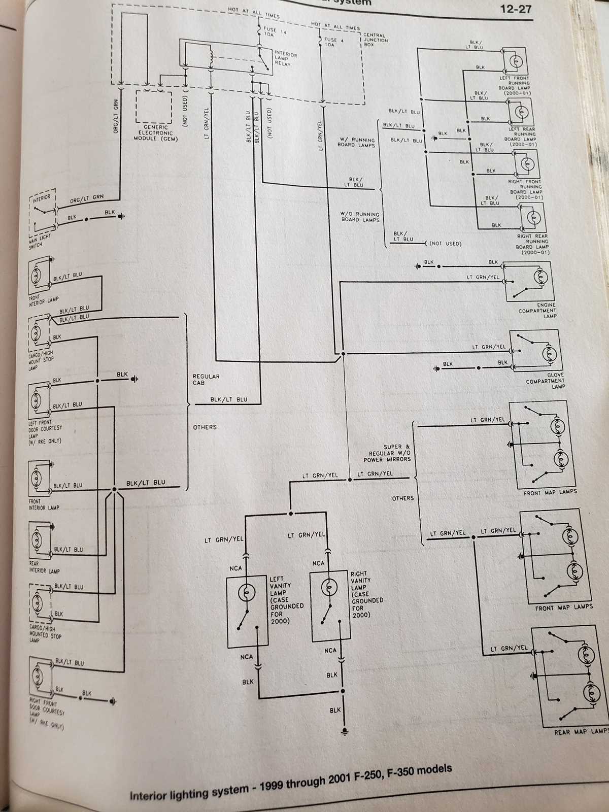 1999 ford f350 tail light wiring diagram