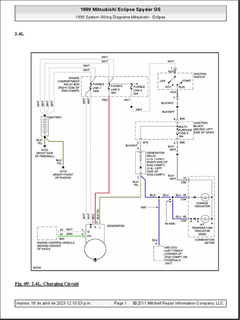1999 mitsubishi eclipse wiring diagram