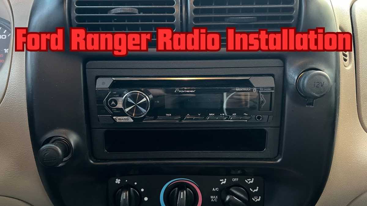 1999 ford ranger stereo wiring diagram