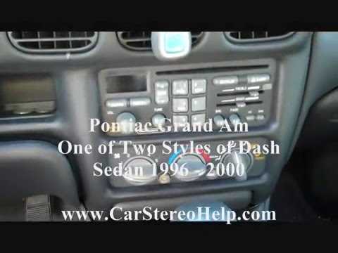 1999 pontiac grand am radio wiring diagram