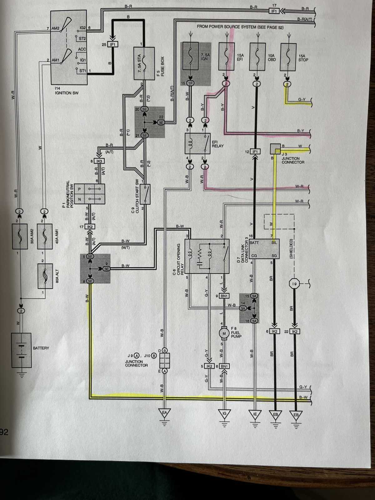 1999 toyota tacoma wiring diagram