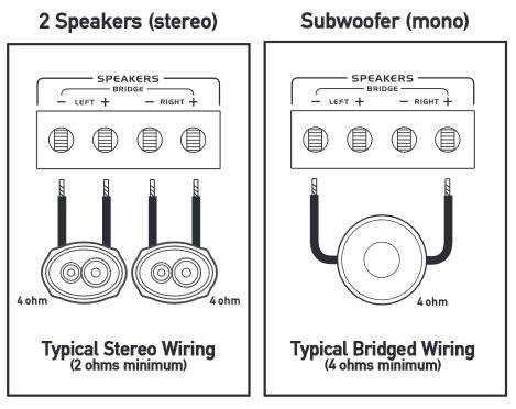 2 8 ohm speaker wiring diagram