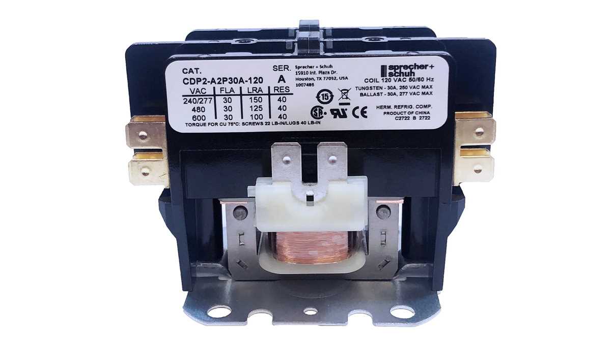 2 pole definite purpose contactor wiring diagram