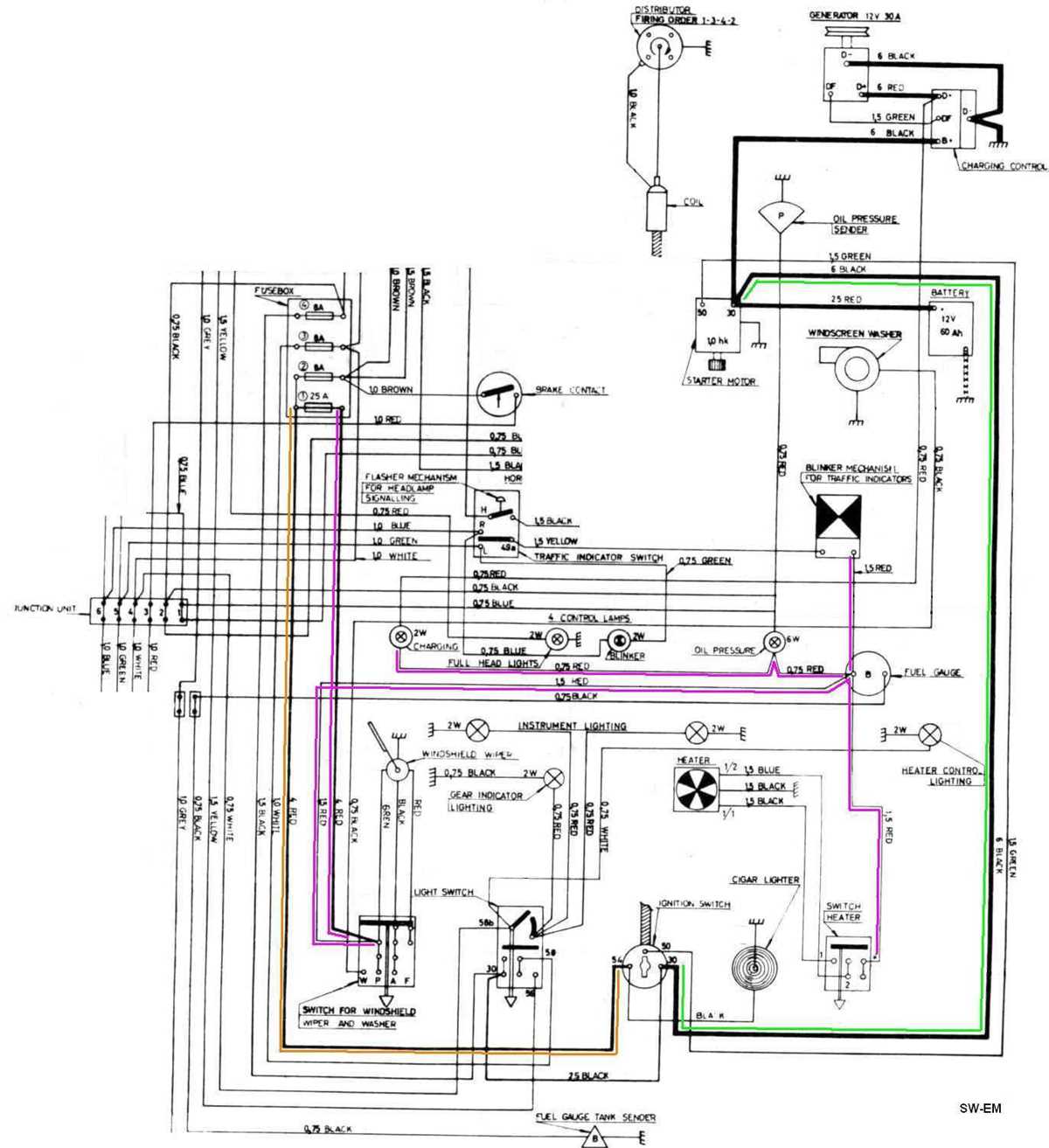 2 wire ignition switch wiring diagram