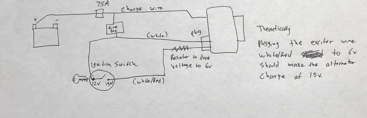 2 wire nissan alternator wiring diagram