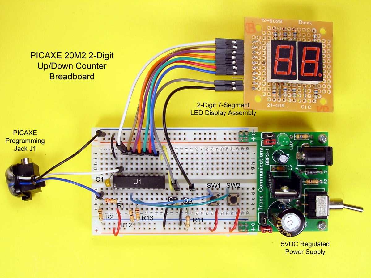 2 digit counter circuit diagram