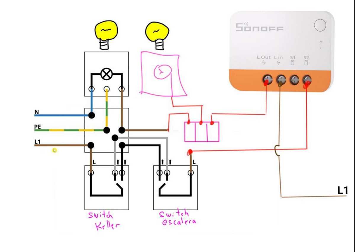 2 way light circuit diagram