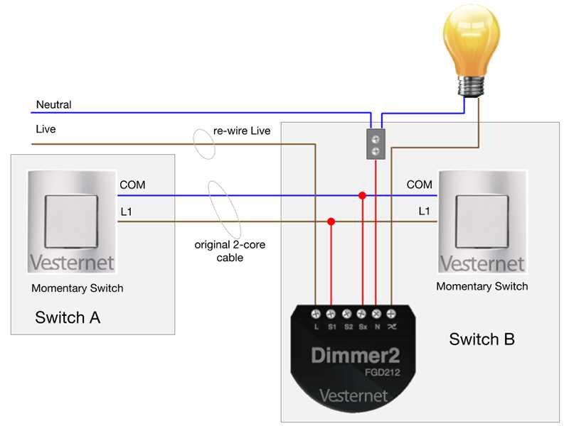2 way light switch wiring diagram with 3 wires