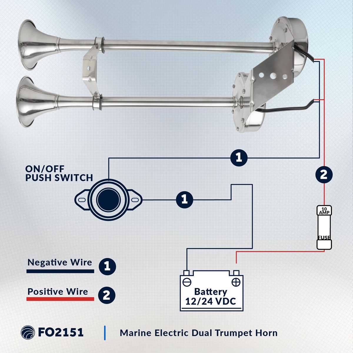 2 wire horn wiring diagram