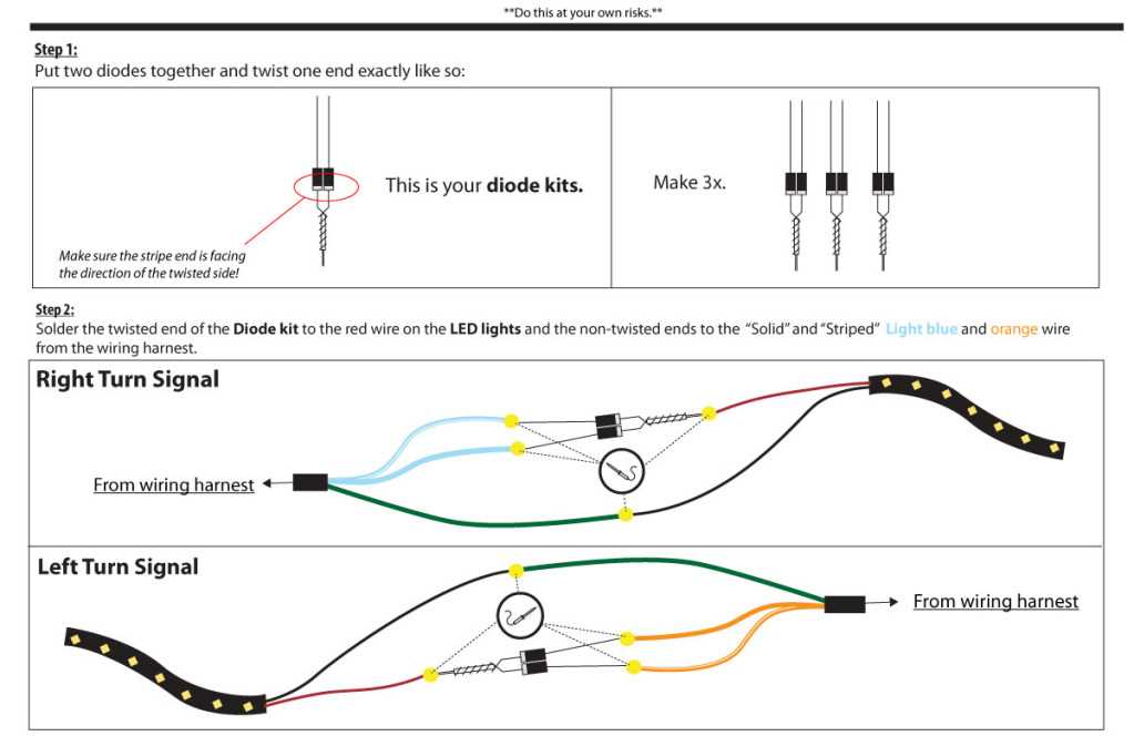 2 wire turn signal wiring diagram