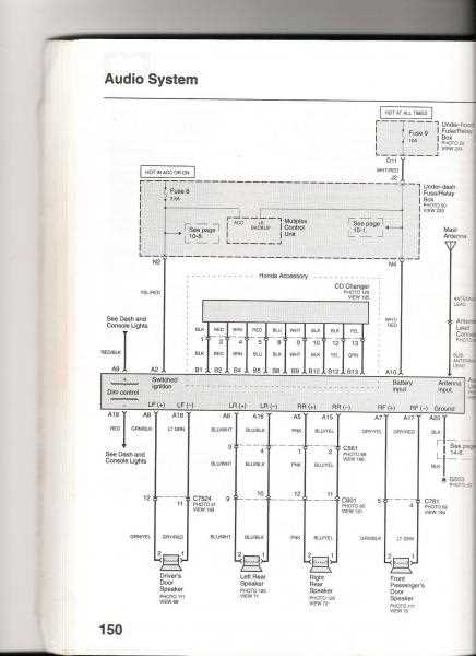 2000 acura integra stereo wiring diagram