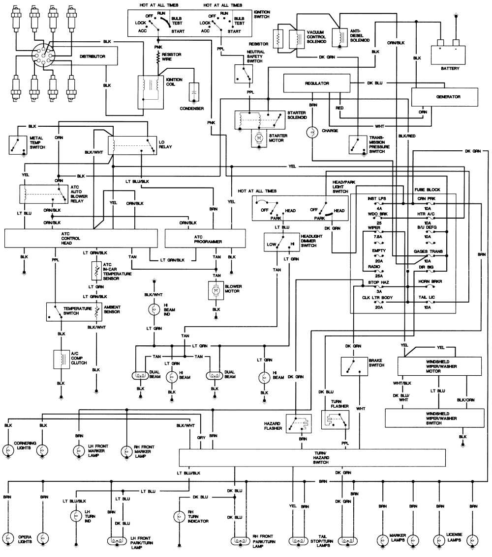 2000 cadillac deville radio wiring diagram