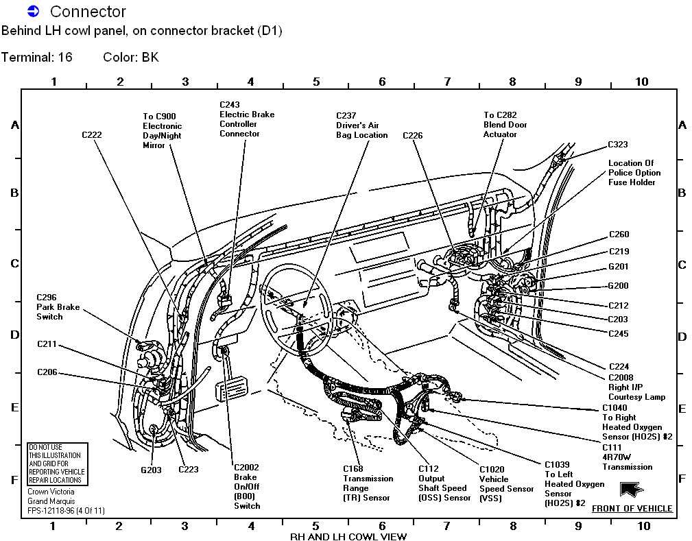 2000 grand marquis radio wiring diagram