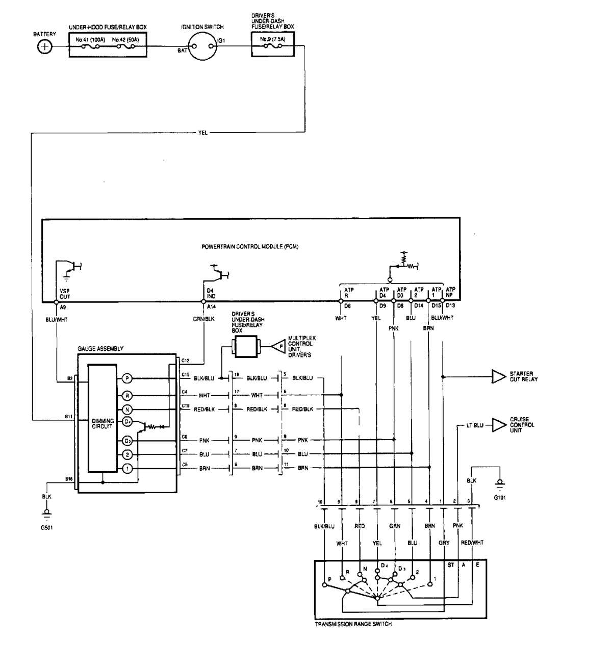 2000 honda accord fuel pump wiring diagram