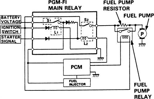 2000 honda accord fuel pump wiring diagram