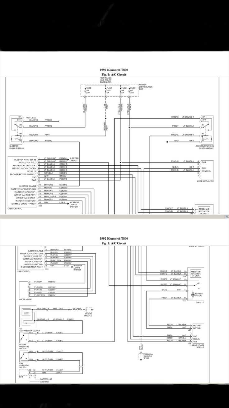 2000 kenworth w900 wiring diagram