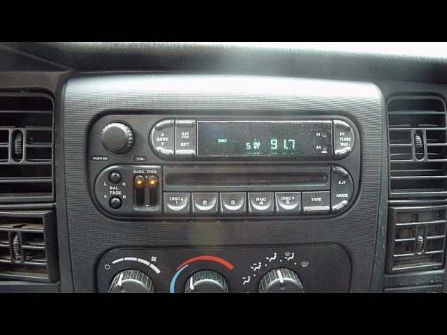 2000 dodge dakota radio wiring diagram