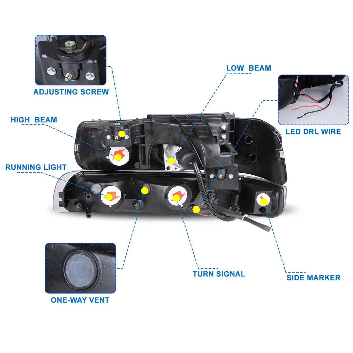 2001 chevy tahoe headlight wiring diagram