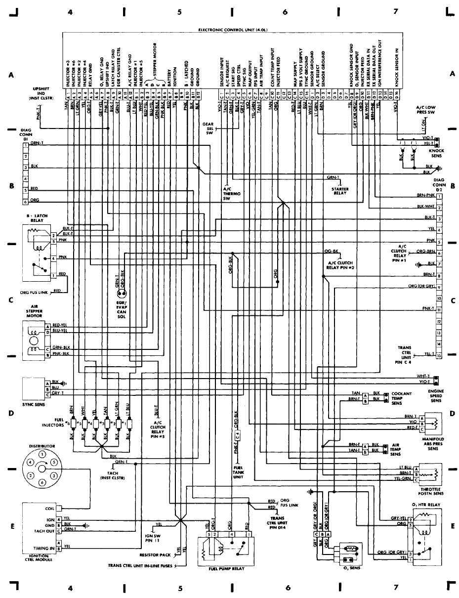 2001 jeep cherokee sport wiring diagram