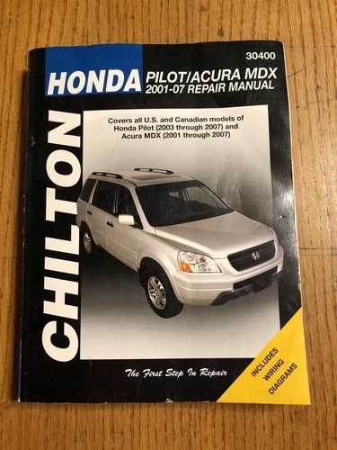 2001 acura mdx wiring diagram