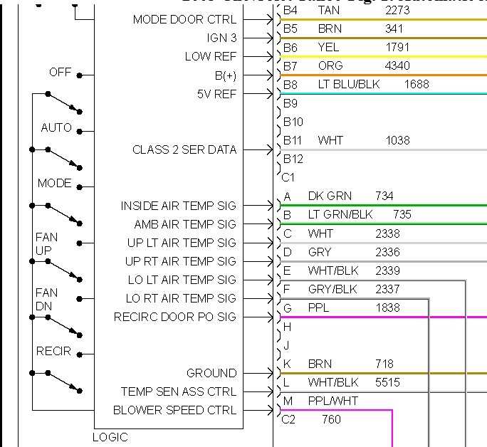2001 chevy silverado ac wiring diagram