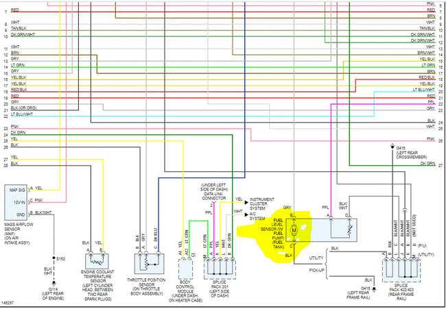 2001 chevy silverado fuel pump wiring diagram