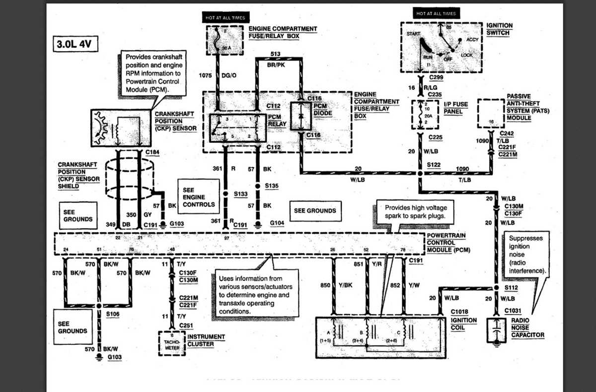 2001 ford taurus wiring diagram