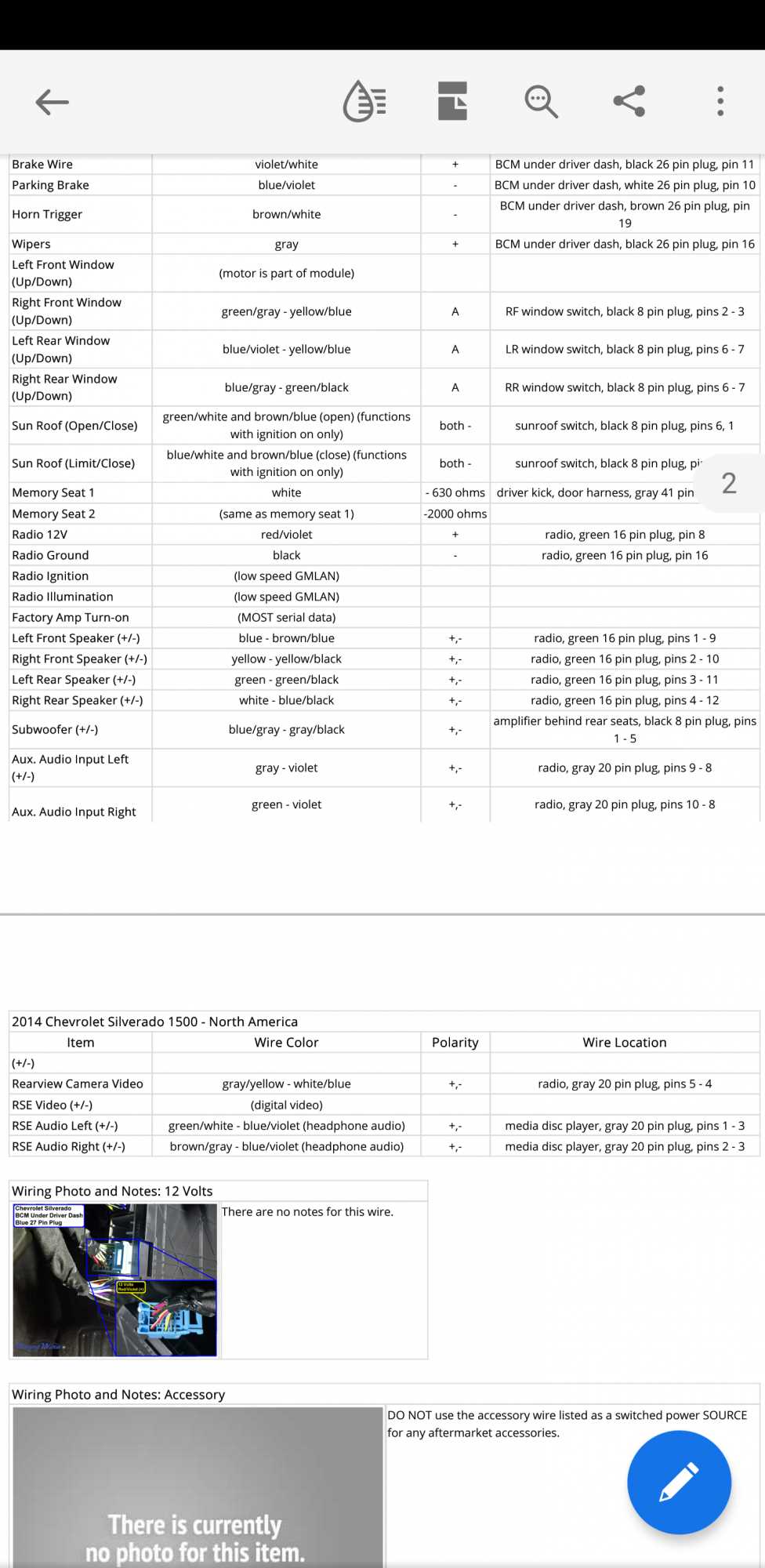 2002 chevy silverado stereo wiring diagram color code