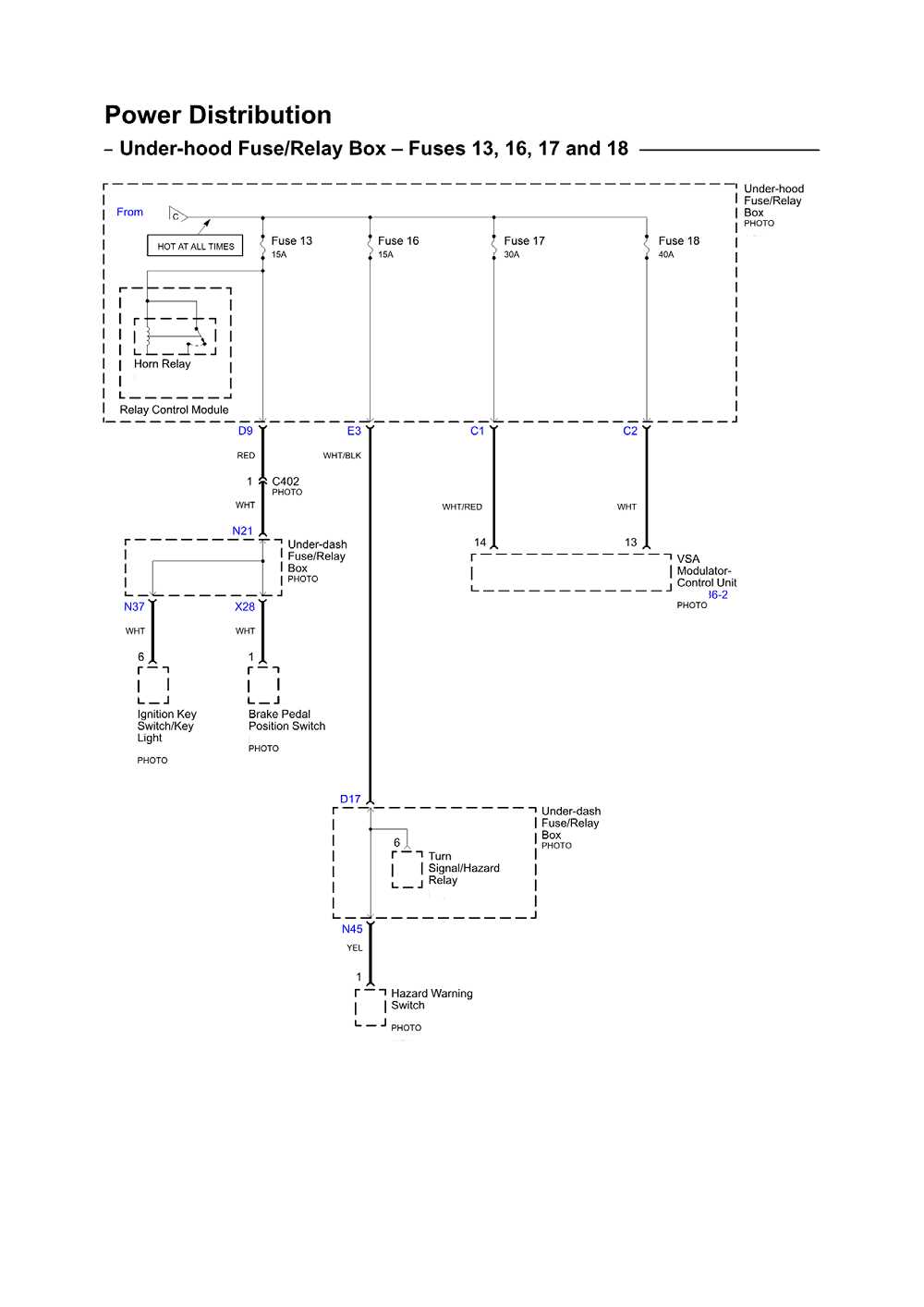 2002 honda accord radio wiring diagram