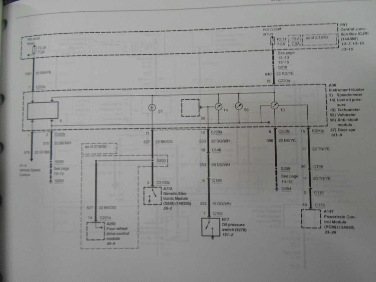 2002 ford explorer wiring diagram